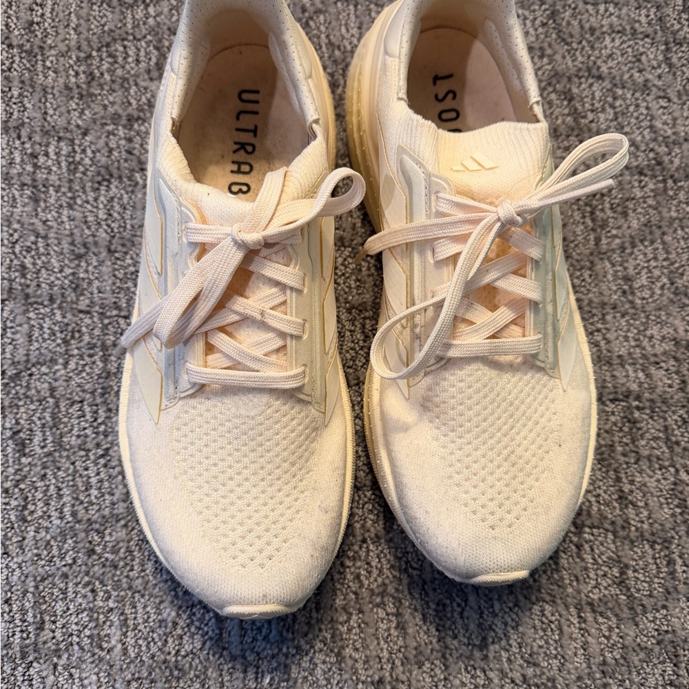 Adidas Women's Ultraboost Cream Running Shoes